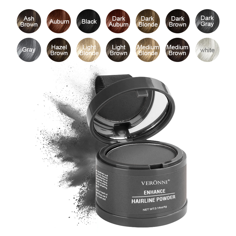 Rooting Hormone Powder - 14-Farben-Haaransatz-Puder-Make-up – sofortige Wurzel-Ausbesserung und Abdeckung