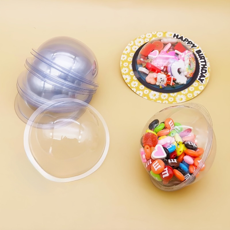 10-teiliges DIY Plastik-Bonbon – Plastic Dome Clear Bewertung und Preis